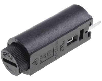 Säkringshållare för kretskort 5x20mm 10A 250Vac IP20 (PTF/45)