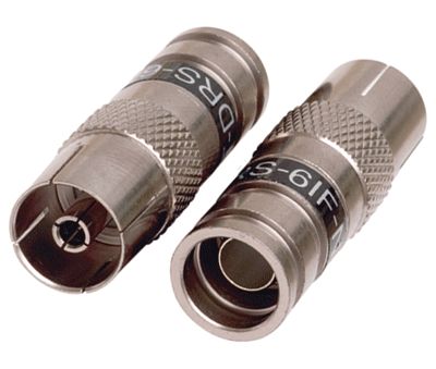 IEC-kontakt pressbar (compression) hona RG-6U/CT100/TELLU13 (PCT-DRS-6IF-NT)