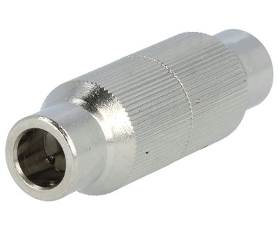 Förlängningskontakt för koaxialkabel med skyddad skruvanslutning