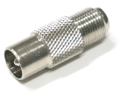 Adapter IEC-kontakt hane/F-kontakt hona