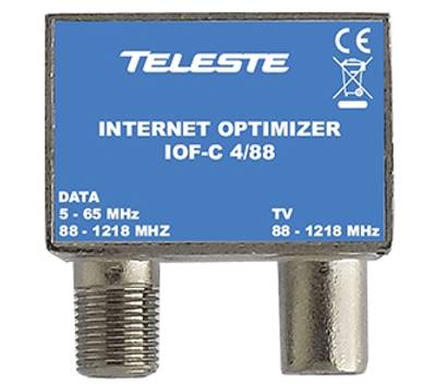 TV/DATA-filter för antennanslutning 5-1218MHz (IOF-C 4/88)