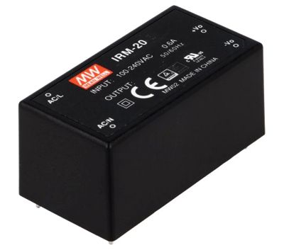 Kretskort strömförsörjning för hackare 230Vac/5Vdc 4A 20W