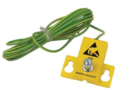 ESD-målningsanslutningspunkt med M5-jordningsskruv