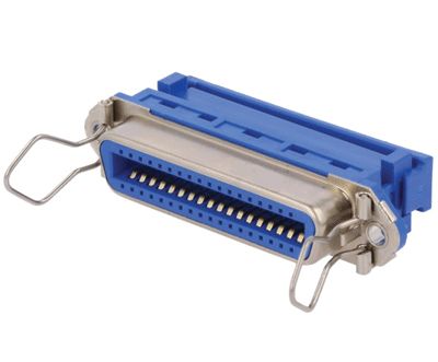 Centronics-kontakt för flatkabel 36-polig hona