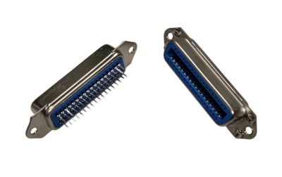 Centronics-kontakt för kretskort, 36-polig hona