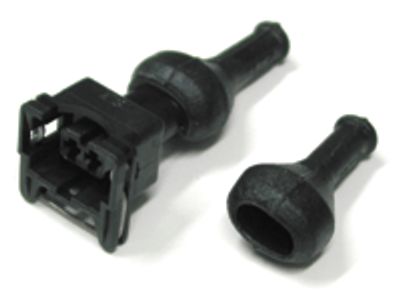 Böjningsskydd för Junior Power Timer-seriens kontakter, rak 2-polig.