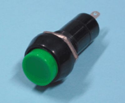 Tryckströmbrytare 1xON-OFF 3A 125Vac grön