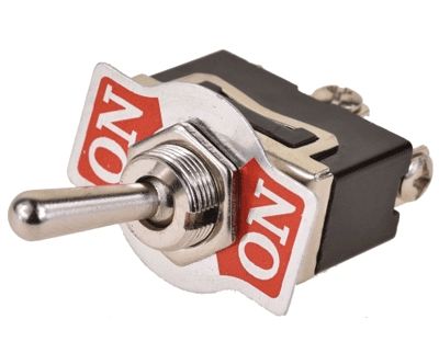 Spakströmbrytare 10A 250Vac 1xON-ON (KN3(C)102AA2)