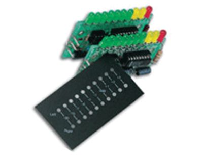 Byggsats VU-mätare (stereo) med lysdioder