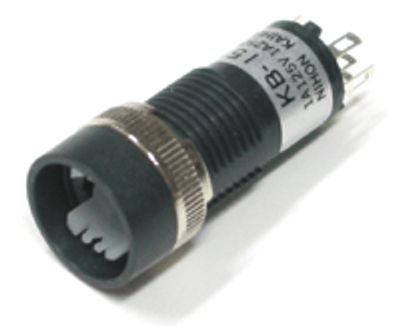 Tryckströmbrytare med indikatorlampa 1xON-ON 1A 250Vac/30Vdc