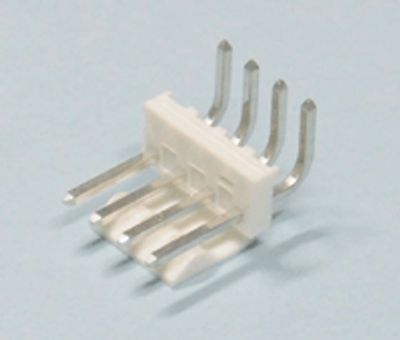 Kontaktstift för kretskort KK-serie (3,96 mm) 4-polig vinklad