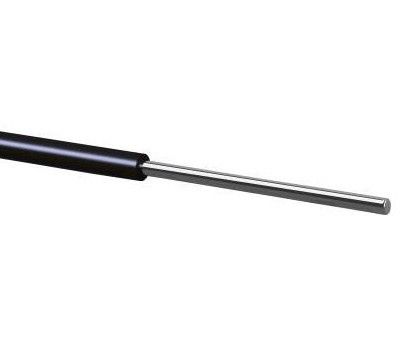 Anslutningstråd 1,0 mm svart 100 m/rulle