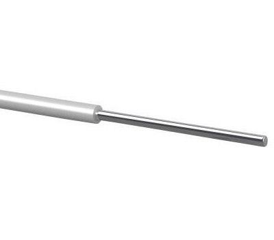 Anslutningstråd 1,0 mm vit 100 m/rulle