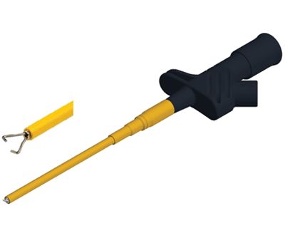 Mätspets 4 mm för säkerhetsbanankontakt Cat II 1000V svart (972306-100)