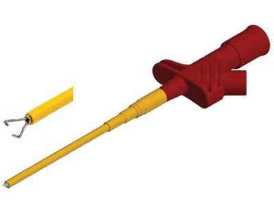 Mätspets 4 mm för säkerhetsbanankontakt Cat II 1000V röd (972306-101)