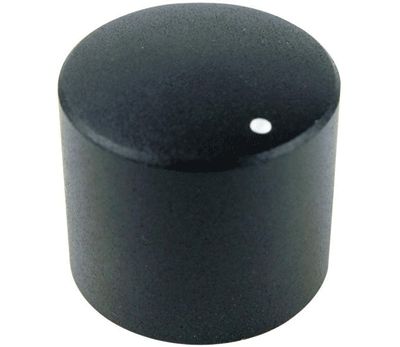 Enhetshuv plast/aluminium 6mm/19,8x17,6mm svart (FC7231) *