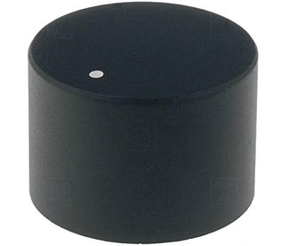 Enhetshölje plast/aluminium 6mm/24,8x18,4mm svart (FC7232)