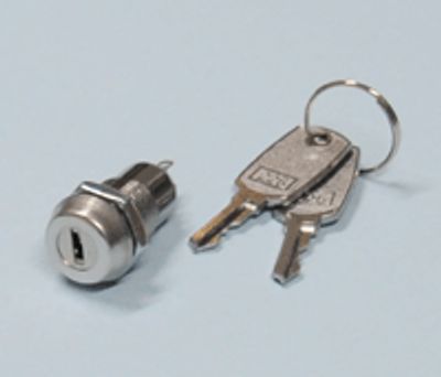 Nyckelströmbrytare 2-läges 1A 125Vac