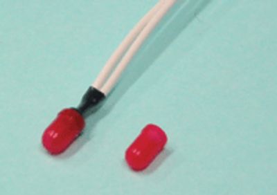 Färgskydd 3x7mm T-1 röd