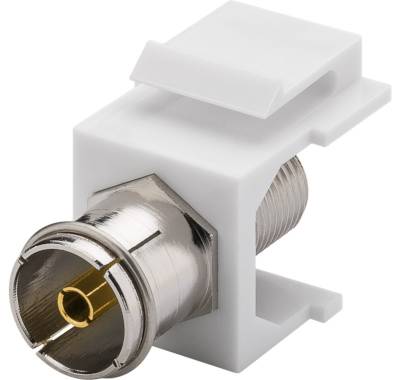 Adapter IEC-kontakt hona / F-kontakt hona