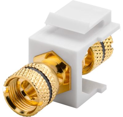 Banan-kontaktadapter förgylld svart