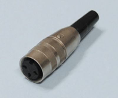 DIN-förlängningskontakt med skruvlåsning 3-polig hona