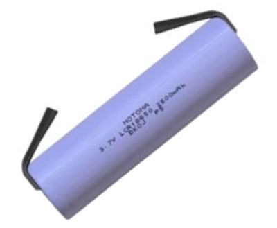 Li-Ion-batteri med lödöron 3,7V 2500mAh