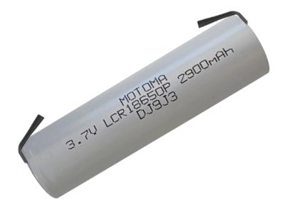Li-Ion-batteri med lödöron 3,7V 2900mAh