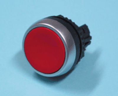 Knappmekanism, återställande, röd