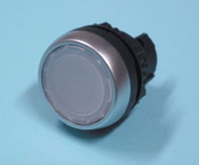 Ljuskontaktmekanism, återfjädrande, vit (klar)