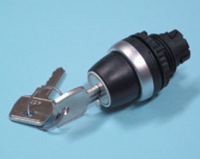 Nyckelströmbrytarmekanism, låsbar, 2-läges