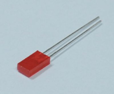 LED 2,5x5mm 5mcd röd