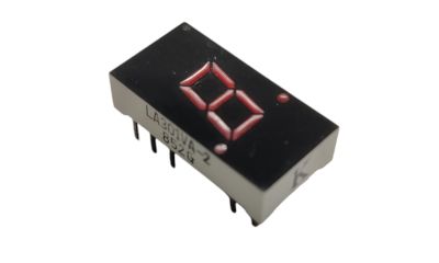 7-segmentsdisplay 8mm CA röd *