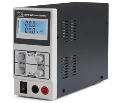 Justerbar laboratorieeffektkälla 0-30V 0-3A (switching)