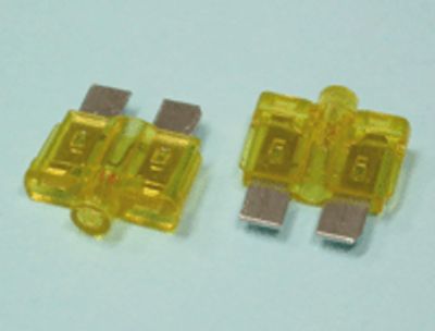 Säkringsplatta med indikatorlampa 20A gul