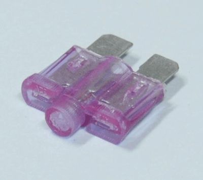 Säkringsplatta med indikatorlampa 35A lila