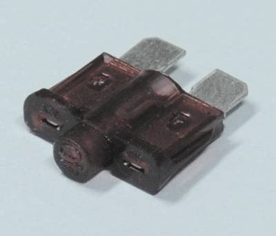 Säkringshållare med indikatorlampa 40A mörkbrun