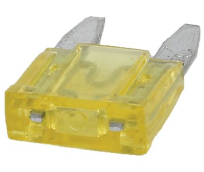 Mini-säkringssäkring (mini-ATO) 20A 32Vdc gul
