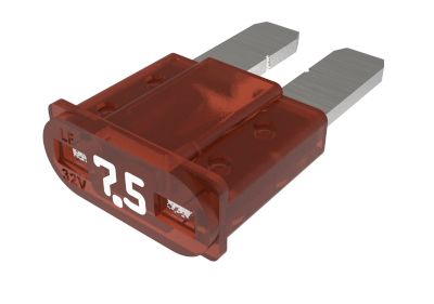 Mikrosäkring (MICRO2) 7,5A 32Vdc röd