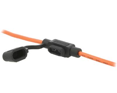 Säkringshållare för ledning för ATM/LASM platt säkring 30A 32Vdc (0100335)