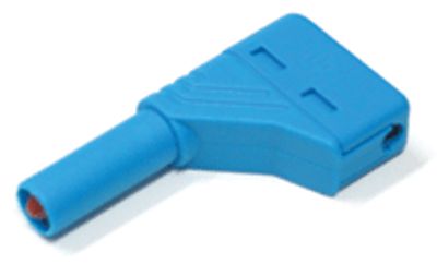 Säkerhetsbananplugg 4mm, blå