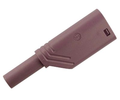 Säkerhetsbananplugg 4mm lila