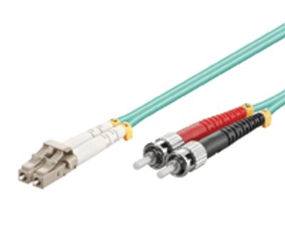 Fiberoptisk kabel LC/ST duplex/multimode (OM3) 2m