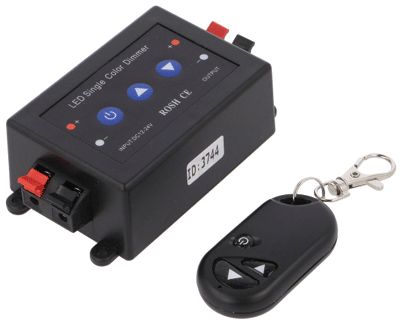 Fjärrstyrd LED-dimmer 8A 12Vdc/96W 24Vdc/192W (CTR-MONO-8A-02)