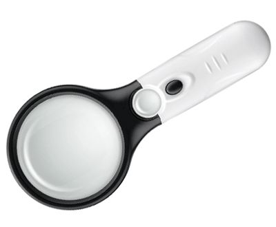 Förstoringsglas med LED-ljus 1,75x/12,25x