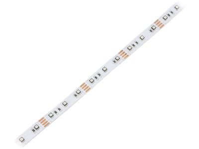 LED-ljusslinga 10mm IP20 12Vdc 12W/m 1080-1200lm/m RGB 5m/rulle