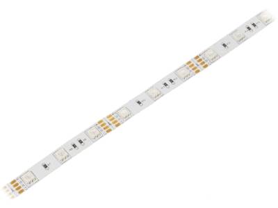 LED-ljusslinga 10mm IP20 12Vdc 9W/m 864-960lm/m RGB 5m/rulle
