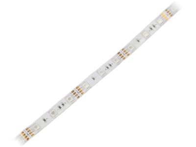 LED-ljusslinga 10mm IP65 12Vdc 9W/m 864-960lm/m RGB 5m/rulle