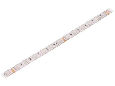 LED-ljusslinga 10mm IP65 24Vdc 14,4W/m 700lm/m RGB 5m/rulle