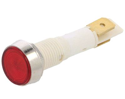 LED-signalamp 12Vac/dc röd 10mm (IND10P-12R-C)
